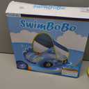 Swimbobo Toddler Pool Float Inflatable Car Baby Swim Float with Adjustable Sun Canopy and Safety Seat Pool Toys for Kids 3+ Years Old