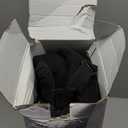 Memory Foam L-Shaped Seat Cushion with Lumbar Support & Adjustable Strap - Tailbone Pain Relief for Office Chair, Car, Home - Non-Slip Bottom, Breathable Mesh Cover (Black)