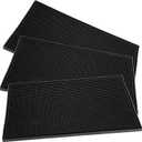 ZOENHOU 3 PCS 12 x 18 Inch Bar Mats, Non-Slip Heat Resistant Bar Service Spill Mat for Counter Top, Coffee, Bars, Restaurants