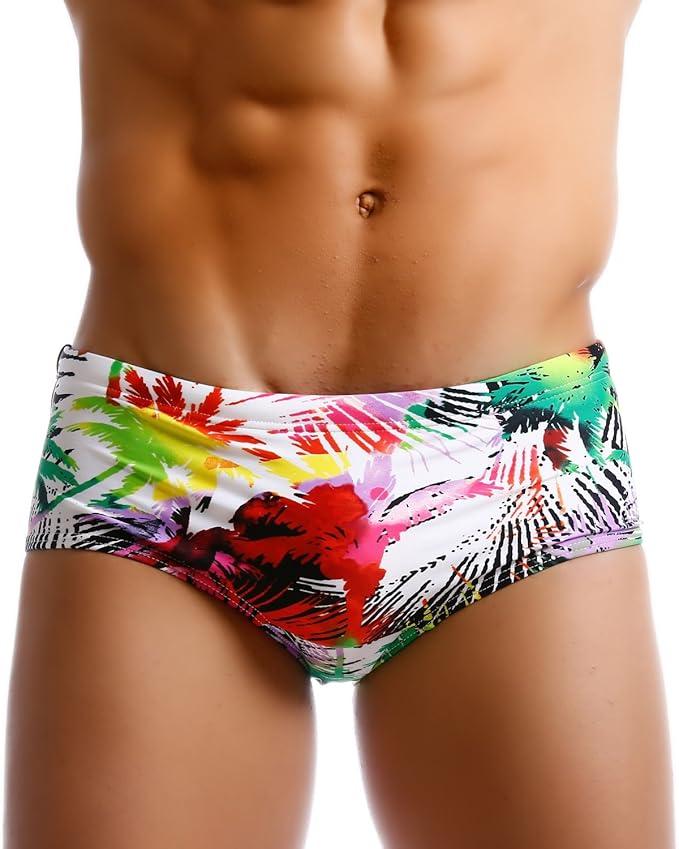 Taddlee Men Swimwear Swim Briefs Bikini Board Surf Shorts Boxer Trunks Swimsuits Red, XL