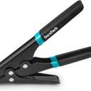 DURATECH 8-inch Zip Tie Tool, Ergonomic Cable Tie Gun for Fastening and Cutting Plastic or Nylon, Tensioning and Cutting Tool for Cable Management