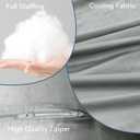 Silky Satin Pregnancy Pillows for Sleeping, Cooling Pregnancy Pillow, U Shaped Full Body Maternity Pillow with Removable Washable Cover, Support for Back, Legs, Belly, Hip for Pregnant Women, Grey