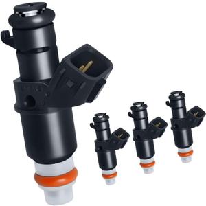 Upgraded 8 Holes Fuel Injectors Fit for Honda: Civic 1.8L 2006-2011, FIT 1.5L 2009-2013, OEM # 16450RNAA01, FJ785 (4 Pack)