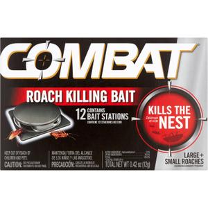 Combat Large + Small Roaches Roach Killing Bait Stations, 12 Count, Pack of 1