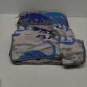 Everything Kids Blue & Grey Dino Toddler Nap Mat with Pillow & Blanket, Navy, Grey, Blue