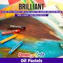 Pentel Oil Pastels - 50 Color Set (PHN-50)
