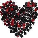 200pcs Self-Adhesive Cable Clips for Management Plastic Holders for Extension Cords Ethernet Cables and More No Drill Installation for Use (Black)