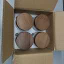 16oz 4 Pack Overnight Oats Containers with Lids, Glass Mason Jars with Acacia Wood Airtight Lids, Wide Mouth Meal Prep Storage Jars for Yogurt, Chia Pudding, Salad, Parfait, Snacks, Spice
