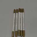 ARTISTRO 5 Gold Acrylic Paint Markers - Paint Pens for Drawing, Brush + Fine Tips - For Fabric, Rock, Glass, Wood, DIY - Art & Craft Supplies for Adults, Teens, Kids - Teacher Appreciation Gift