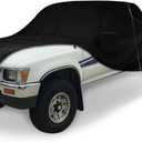 Waterproof Car Cover Compatible with 1980-1995 Toyota Pickup Regular Cab Long Bed, 300D All Weather Classic Car Covers with Inner Cotton Liner &Zipper Door for Snow Rain Protection