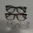 Gaoye Stylish Blue Light Glasses for Woman - Computer Glasses 99% Blue Light Blocking - Lightweight TR90 Frames - 3 pack