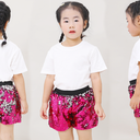 CHENBAO Girls Shorts Flip Sequin Sparkle Short Pants Kids Birthday Party Shorts Summer Dance Concert Halloween Clothes 6 years