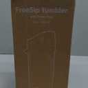 Owala FreeSip Sway Insulated Stainless Steel Water Bottle with Two-Way Spout, Built-In Straw and Bucket Handle, Made for Travel, School, and Sports, 30oz, BPA Free, Leak Proof, Very, Very Dark