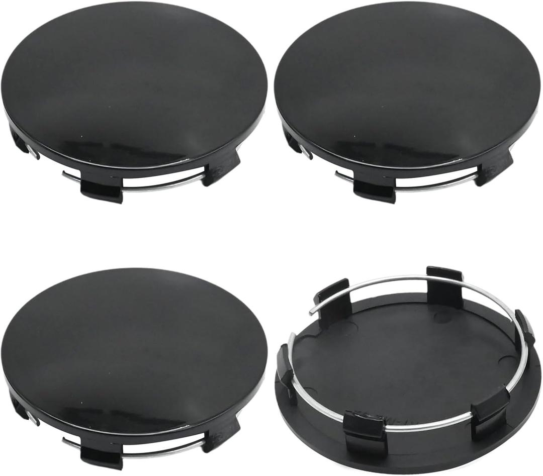 4Pcs 83MM ABS Black Car Wheel Center Caps for Cadillac Escalade 2015-2021, Chevrolet Avalanche 1500 2008-2013, GMC Canyon 2004-2021