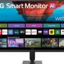 LG 32U701SB-B 32-inch Smart 4K UHD webOS 26 60Hz HDR10 Computer Monitor