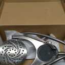 Delta 5-Setting HydroRain 2-in-1 Dual Shower Head with ProClean Spray, Brushed Nickel High Pressure Shower Head with Handheld Spray, 1.75 GPM Flow Rate, Satin Nickel 75419SN