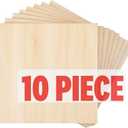 Basswood Sheets - 10 Pack 1/8 x 12 x 12 inch,Perfect for Crafts, Laser Cutting, Carving and Cricut Maker Projects | Thin Wood Sheets for Veneer and Model Building (10Pack 300*300*3mm)