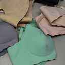 Pack of 5,Women Comfort No Wire Bras Seamless No Show Bra Pack (38B)