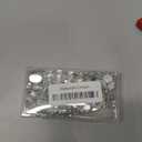 WILLBOND 156 Pcs Sew on Rhinestones Claw Flatback Crystal Rhinestones Metal Prong Setting Gems Acrylic Glass Sewing Gems for Clothes DIY Craft Shoes Dress Jewelry Making(White)