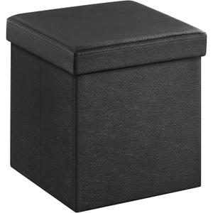 SONGMICS 15 Inches Ottoman with Storage, Foot Rest, 661.4 lb Load Capacity