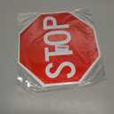 2-pack Stop Signs Red Stop Signage Aluminum Traffic Sign Warning Sign with 2 Pre-drilled Mount Holes, 30 X 30 cm