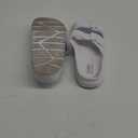 FUNKYMONKEY Women's Comfort Slides Double Buckle Adjustable Plastics Flat Sandals (8)