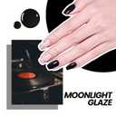 Beetles Black Gel Nail Polish Kit with U V Light, 5 Pcs Gel Polish Kit with Base & Top Coat and Nail File for Beginners Soak Off Black DIY Art Set Manicure Gifts for Women Teen Girls (0 - 1 Color-Black)