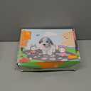 OR OR TU Walking Barking Toy Dog with Remote Control Leash, Plush Puppy Electronic Interactive Toys for Kids, Shake Tail,Pretend Dress Up Realistic Stuffed Animal Dog Age 3 4 5 6+ Years Old Best Gift (Grey+White)