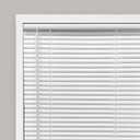 Eclipse 1 Inch Mini Blinds for Windows, 30 Inch Wide x 48 Inch Long, White Vinyl, Light Filtering Cordless Window Blinds, Quick Installation, Safe for Children & Pets, Wand Tilt for Easy Operation