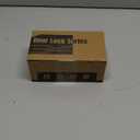 Brushed Gold Ball Design Door Knob with Keys and Lock, Keyed Entry Round Shaped Doorknob for Front/Entrance Doors, Satin Brass Finish (1 Pack)