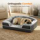 Orthopedic Dog Bed for Giant Breeds, 48"x35" XXL Large Dog Sofa Bed