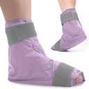 NEWGO Ice Pack Foot Ankle Ice Pack Wrap for Plantar Fasciitis, Foot Surgery Recovery, Hot Cold Therapy Ice Boot Foot for Bunions, Ankle Injury, Swelling, Burning Feet - Purple