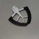 Flex Edge Beater for KitchenAid,Mixer Attachement Compatible With KitchenAid,Mixer Accessory,Fits Tilt-Head Stand Bowls For 4.5-5 Quart Bowls,Beater With Silicone Edges,Black