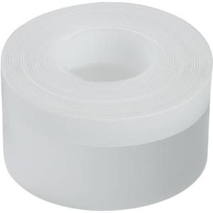 3 x Silicone Weather Stripping Seal Tape 1.77''x16.5 Feet Strip Bottom Draft Insulation Stopper Tape Weatherproof Soundproof for Door or Window Bathroom Shower Glass Gaps（45mm*5m）