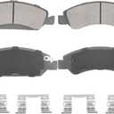 Front Semi-Metal Brake Pads Set for Chevy Silverado 1500, Suburban, Tahoe, for Cadillac Escalade, for GMC Sierra 1500, Savana 1500, Yukon, Yukon XL 1500, for Express 1500, Avalanche, 4PCS
