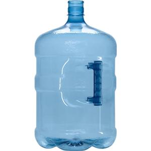 Brio B.P.A. Free 5 Gallon Plastic Crown Cap Reusable Water Bottle Container Brio B.P.A. Free 5 Gallon Plastic Crown Cap Reusable Water Bottle Container