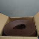 Flexible Baseboard Molding Trim 4 Inch Self-Adhesive Vinyl Wall Base Peel and Stick Cove Base Rubber Wall Baseboard Moulding Trim (60Ft, Brown)