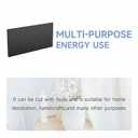 HDPE Sheet, 1/2 Inch Thick, Black, 12 x 24 in, 2 Pack