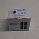 Outdoor Security Camera Wireless, 2K Battery Powered WiFi Cameras for Home Security with AI Motion Detection, Color Night Vision, Siren Alarm, 2-Way Talk, IP66 Waterproof, Cloud/SD Storage (4 Pack) (White)