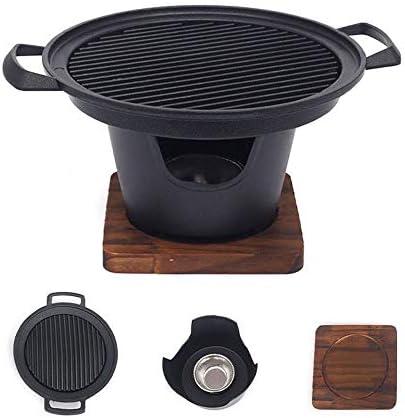 Vctitil Mini Hibachi Grill BBQ Grill Charcoal Grill Alcohol Barbecue Stove Japanese Style Indoor Portable Barbecue Tools BBQ Accessories