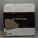 Art3d 19.7" x 19.7" (Pack Of 12) Wall Panel Stripes , White