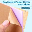 Suzile 30 Pcs Colored Acrylic Sheets 1/8 Inch Thick for Laser Cutting 3.9"x3.9" Cast Opaque Acrylic Sheets with Protective Paper for Art DIY Crafts Display