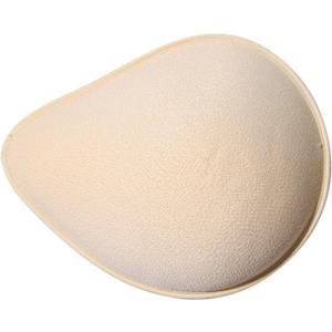 Mastectomy Breast Forms,Foam Latex Spiral Breast Prosthesis for Mastectomy Bra Breathable Breast Insert Pads(1 Piece) (Medium, Right-beige)