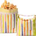 2-Pack Beeswax Bread Bags for Sourdough Homemade BreadXL Reusable Beeswax Bread Storage BagPortable with large capacityKeeps Fresh, Easy to Clean