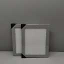 KOTNYX 2 Pack LED Light Kids Artwork Frame - Front Opening Kids Art Display Picture Frame, Holds 100 Pictures, MDF & Shatter-Resistant Glass, Standing Frame/Wall Hanging,13.3x10, Mat 11.6x8.3 (white)