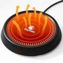 Coffee Mug Warmer Smart Cup Warmer - Excellent Heating & Highest Temp Setting & Light Indicator, Coffee Warmer for Desk Auto Shut Off, Candle Warmer Plate for Beverage, Gifts for Women Men Mom