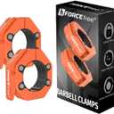 Quick Release Barbell Collars - Slim Design, Non-Slip Secure, High-Strength Durable, Magnetic Convenience - Fits 2-Inch Olympic Bars