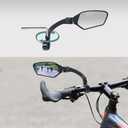 Adjustable Handlebar Bike Mirrors, Left & Right Bicycle Mirror Set,Universal Bike Mirrors,HD Shatterproof Mirror, 360 Rotatable, Compatible with MTB, E-bikes, Bicycle,Scooter (1 Pair)