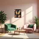 obterie Butterfly Paint by Numbers Kit for Adults Beginner Flower Oil Painting Kit Adult Paint by Number Kits on Canvas DIY Painting for Beginners Art by Numbers for Gifts Home Wall Decor 16x20 Inch (YF033)