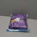 BRKURLEG Purple Dog Coat with Harness, Dog Winter Jacket, Dogs Onesie Body Warm Jackets, Small Dogs Winter Coats Reflective Windproof Warm Cold Weather Coats, Pet Waterproof Jackets, L